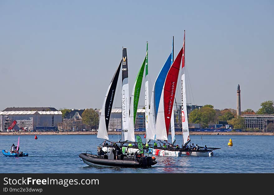 Sail, Waterway, Water Transportation, Sailboat