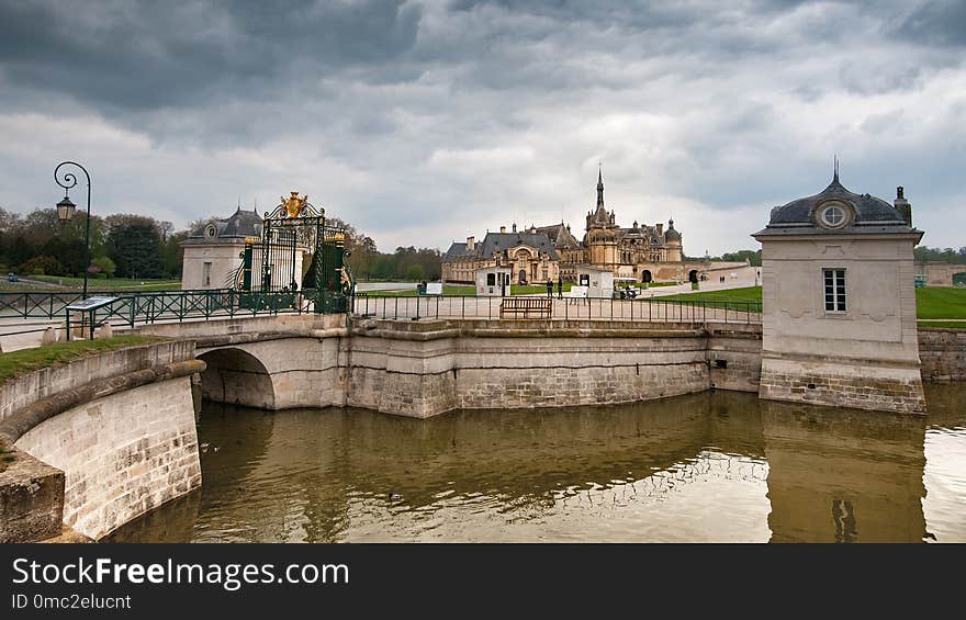 Sky, Reflection, Château, Water