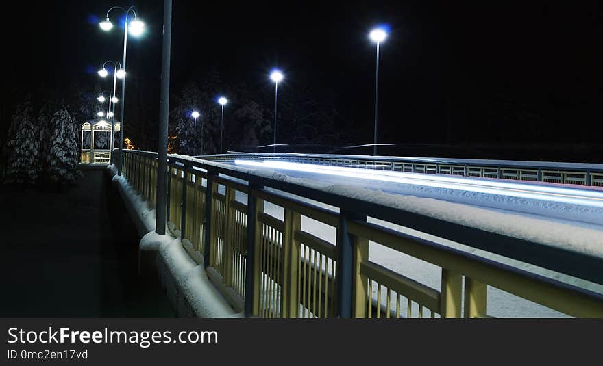 Night, Infrastructure, Light, Street Light