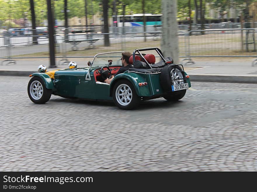 Car, Motor Vehicle, Caterham 7, Antique Car