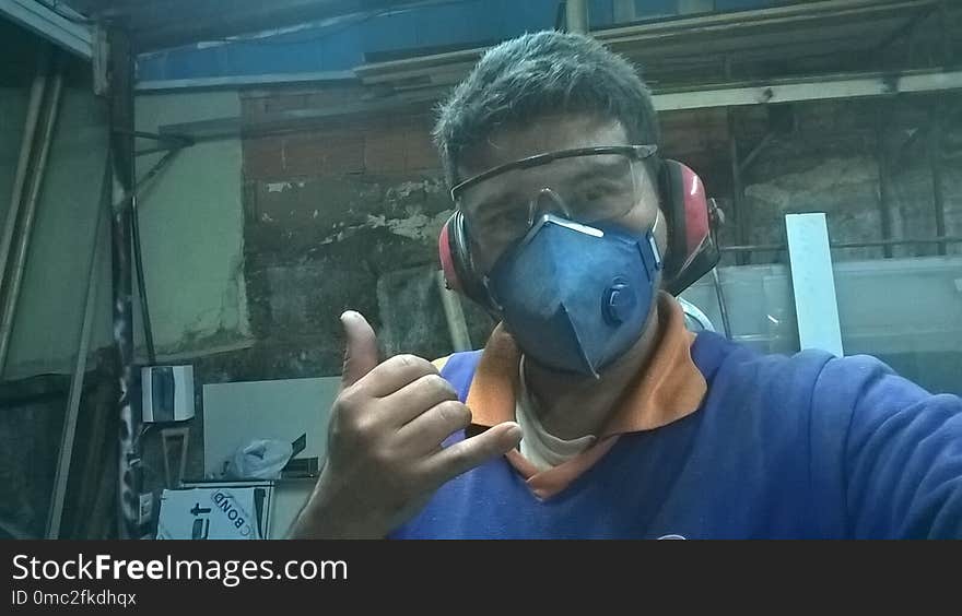 Gas Mask, Personal Protective Equipment, Glasses, Shooting