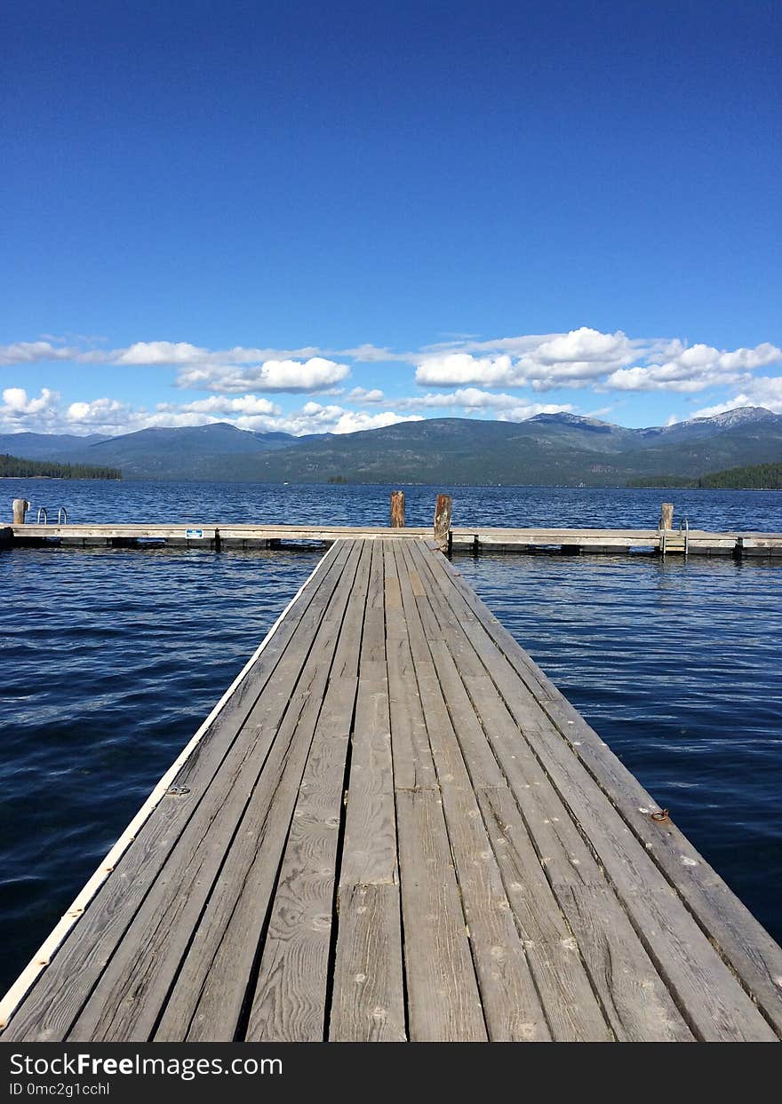 Pier, Sky, Loch, Sea