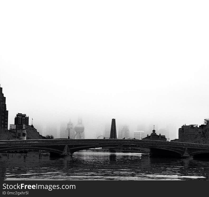 Black And White, Landmark, Monochrome Photography, Sky