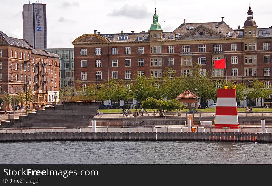 Waterway, City, Water, Town