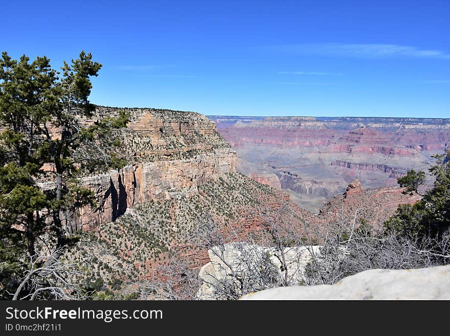 Wilderness, Rock, Sky, Badlands