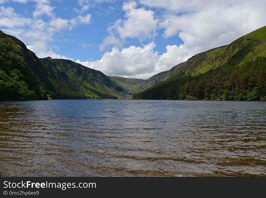 Highland, Lake, Water, Nature