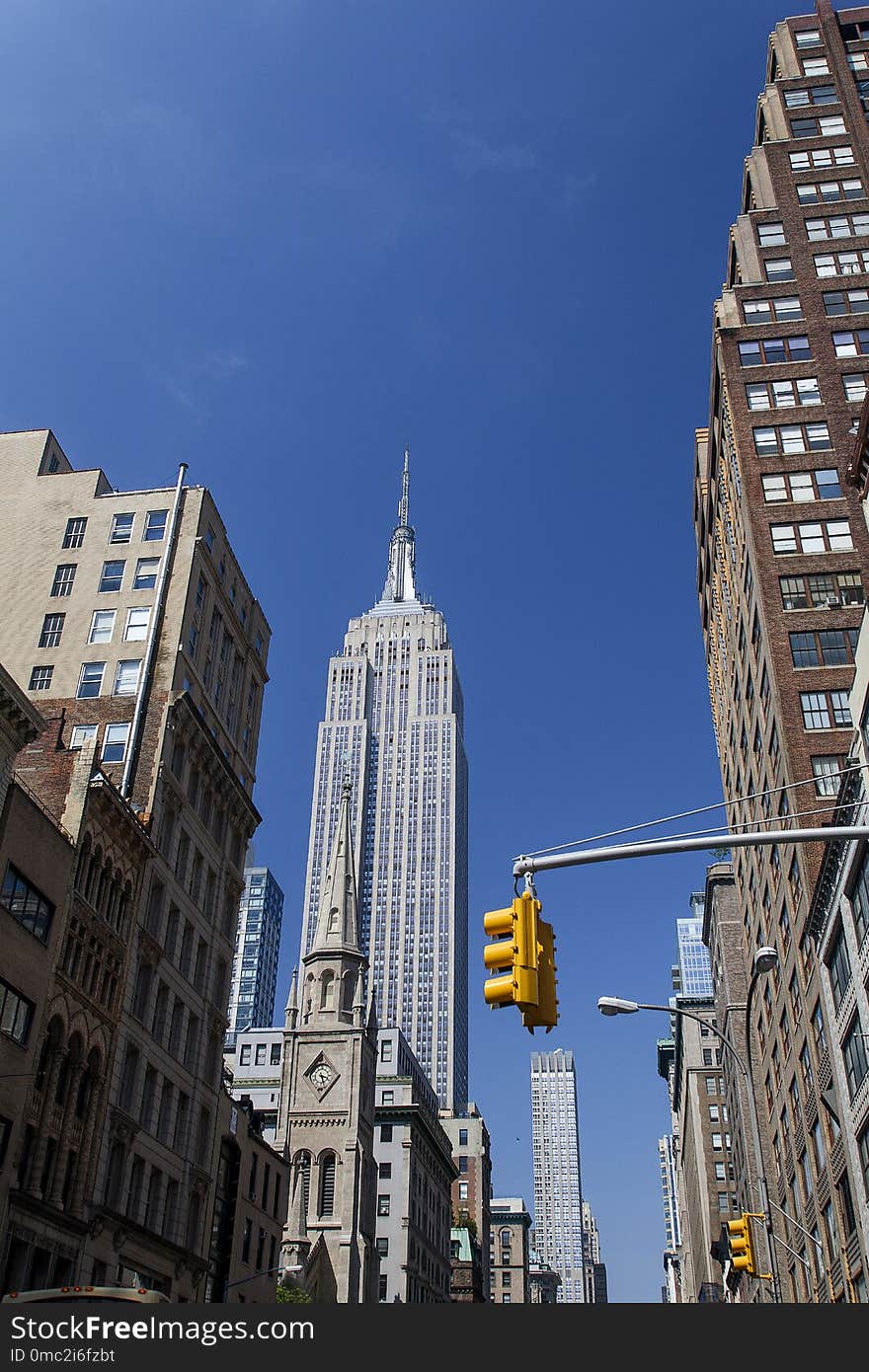 Metropolitan Area, Skyscraper, City, Sky