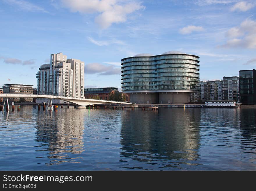 Waterway, Water, Sky, Building