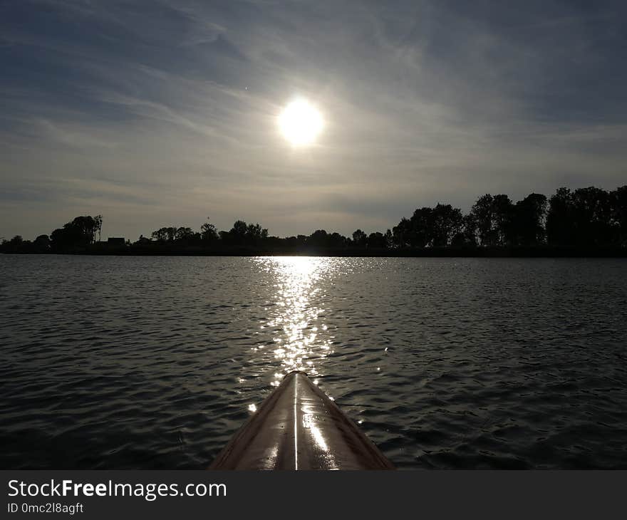 Waterway, Water, Sky, Horizon