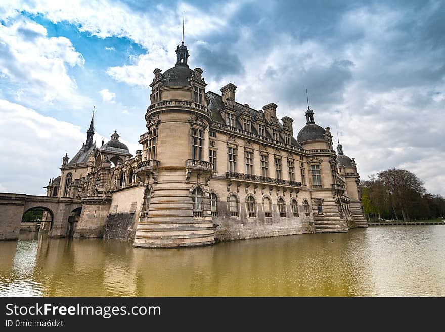 Château, Stately Home, Landmark, Sky