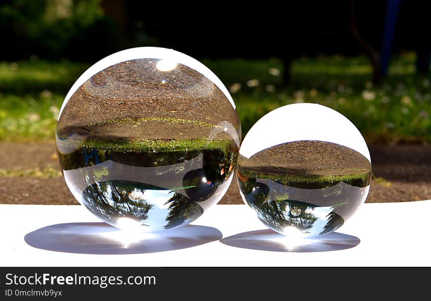 Water, Glass, Sphere, Tableware