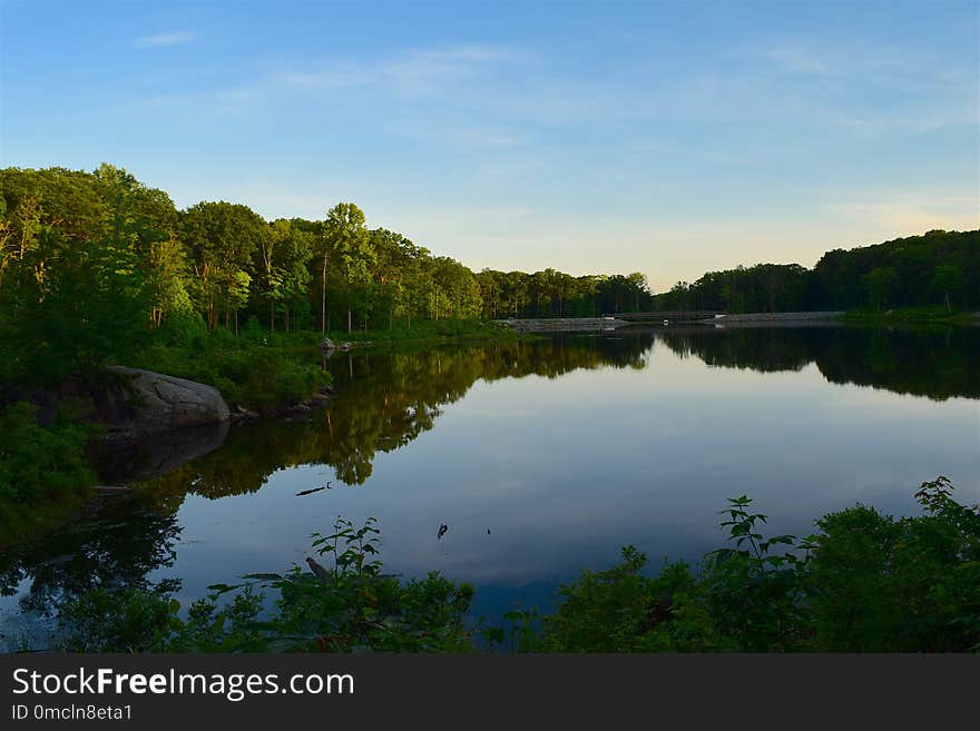 Reflection, Nature, Water, Sky