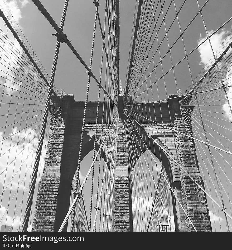 Black And White, Landmark, Structure, Urban Area