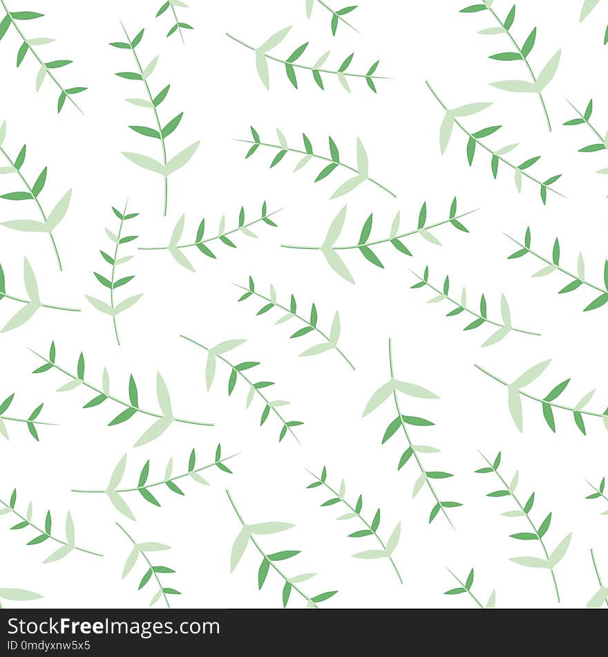 Seamless patterns with leaves modern ornaments. texture of twigs and leaves