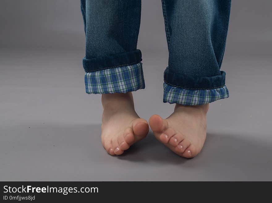 Beautiful feet of a child