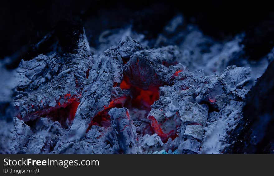 Bonfire fire charcoal texture background close up. Bonfire fire charcoal texture background close up