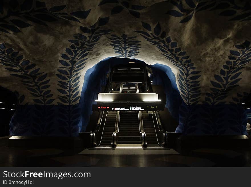 T-Centralen Station of the Subway in Stockholm, Sweden