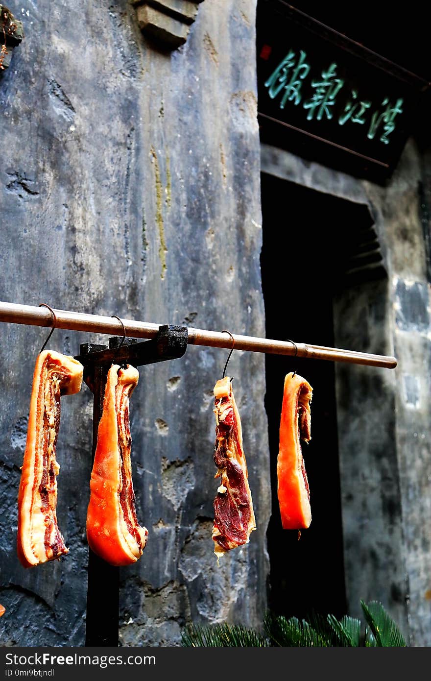 The Smoked Bacon on Hongjiang Ancient Commercial City