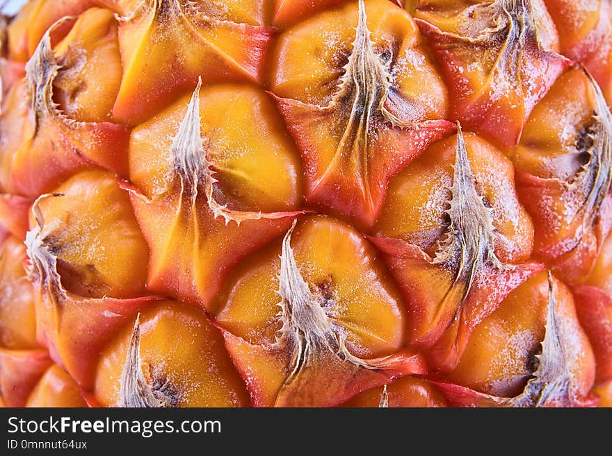 Fresh Pineapple Close Up