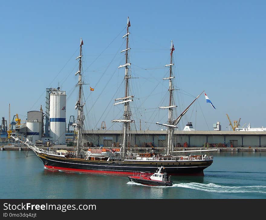 Tall Ship, Sailing Ship, Ship, Barque