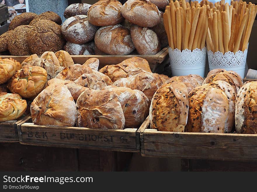 Bakery, Bread, Food, Whole Grain