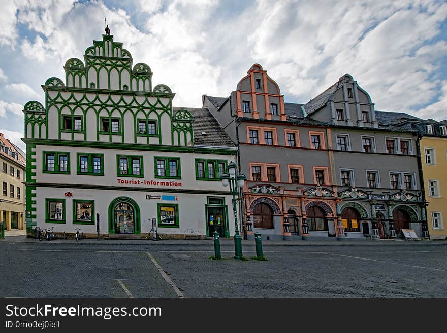 Landmark, Town, Building, Town Square