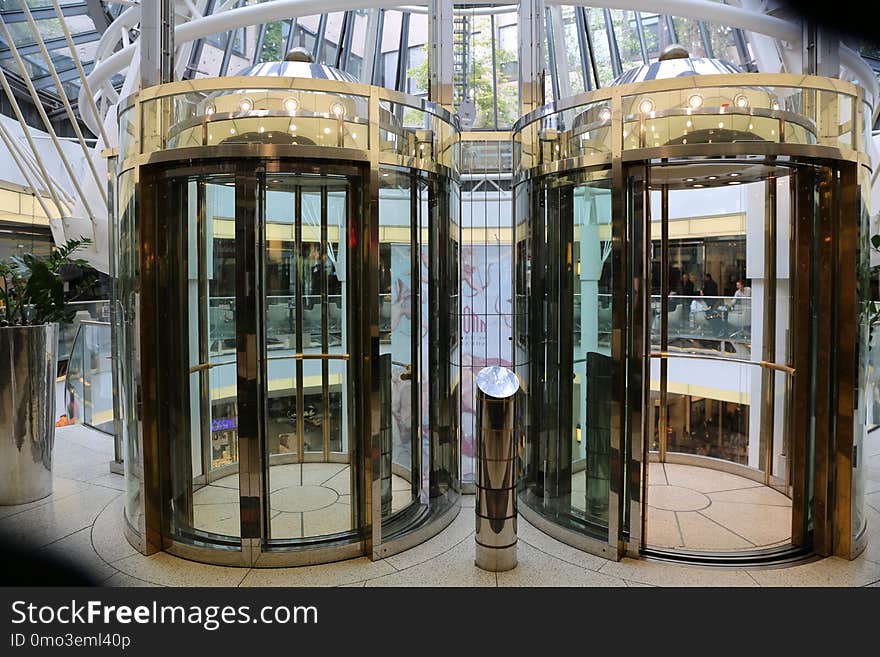 Door, Glass, Window, Building