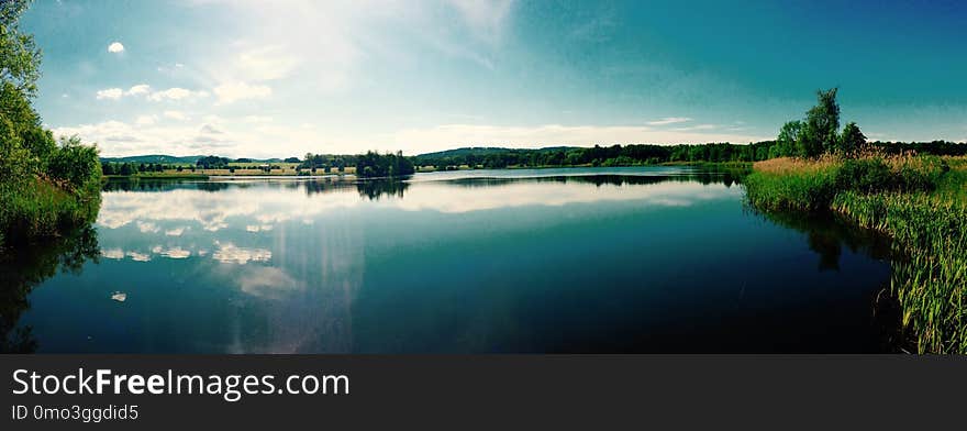 Reflection, Water, Nature, Sky