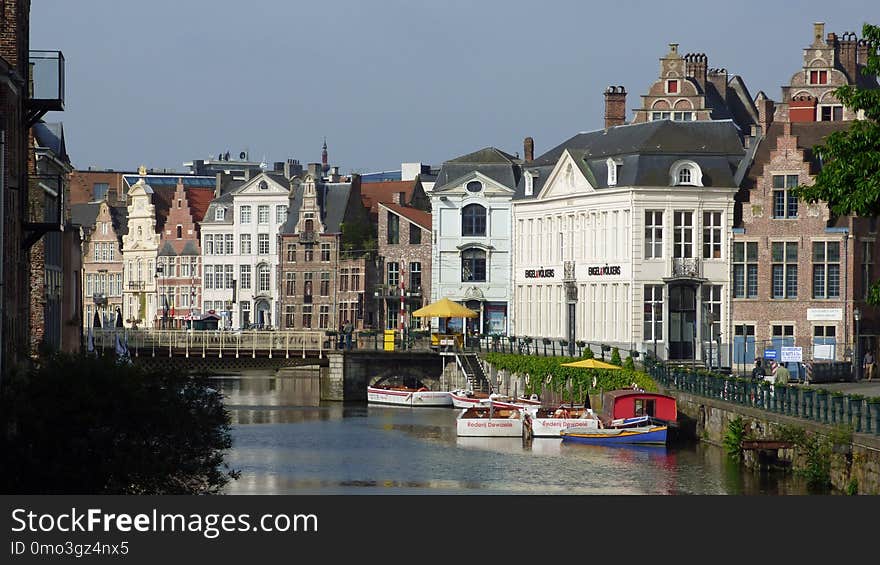 Waterway, Canal, Water Transportation, Town