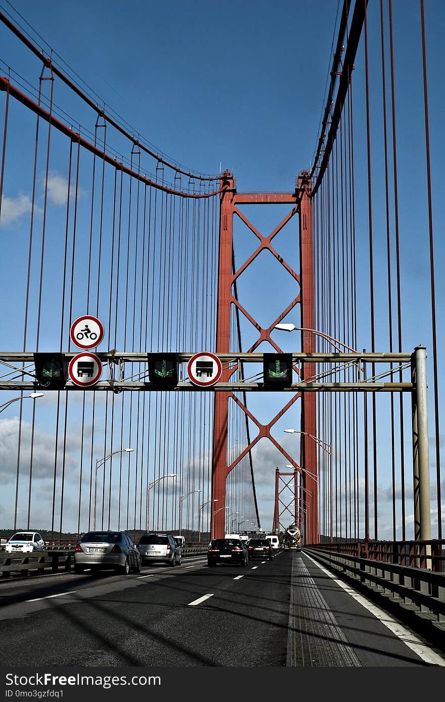 Bridge, Sky, Landmark, Structure