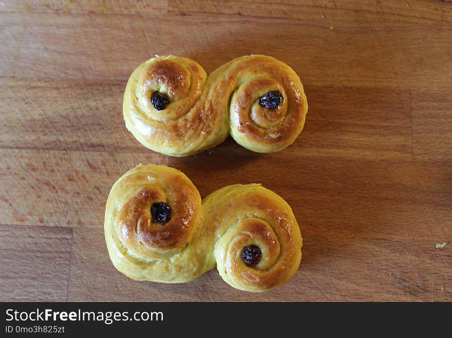 Baked Goods, Danish Pastry, Pain Au Chocolat, Croissant