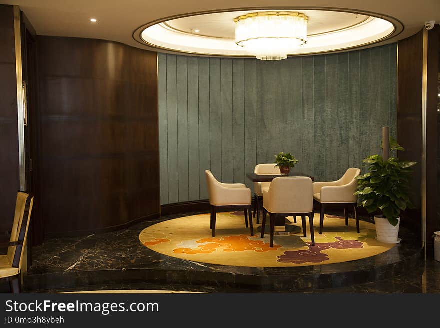 Interior Design, Ceiling, Wall, Lobby