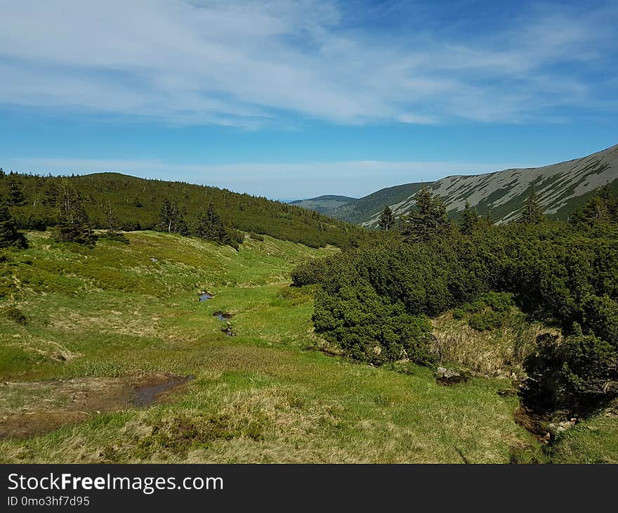 Highland, Vegetation, Sky, Wilderness