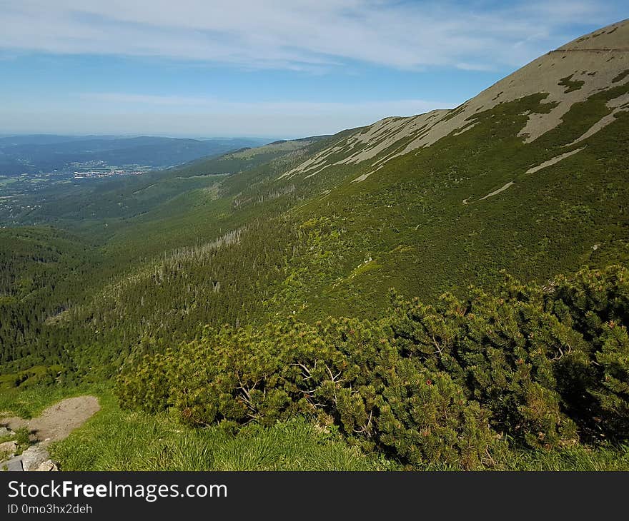 Highland, Chaparral, Ridge, Vegetation