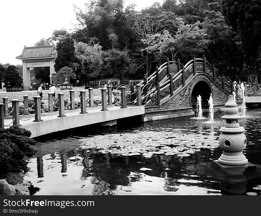 Water, Black And White, Reflection, Monochrome Photography