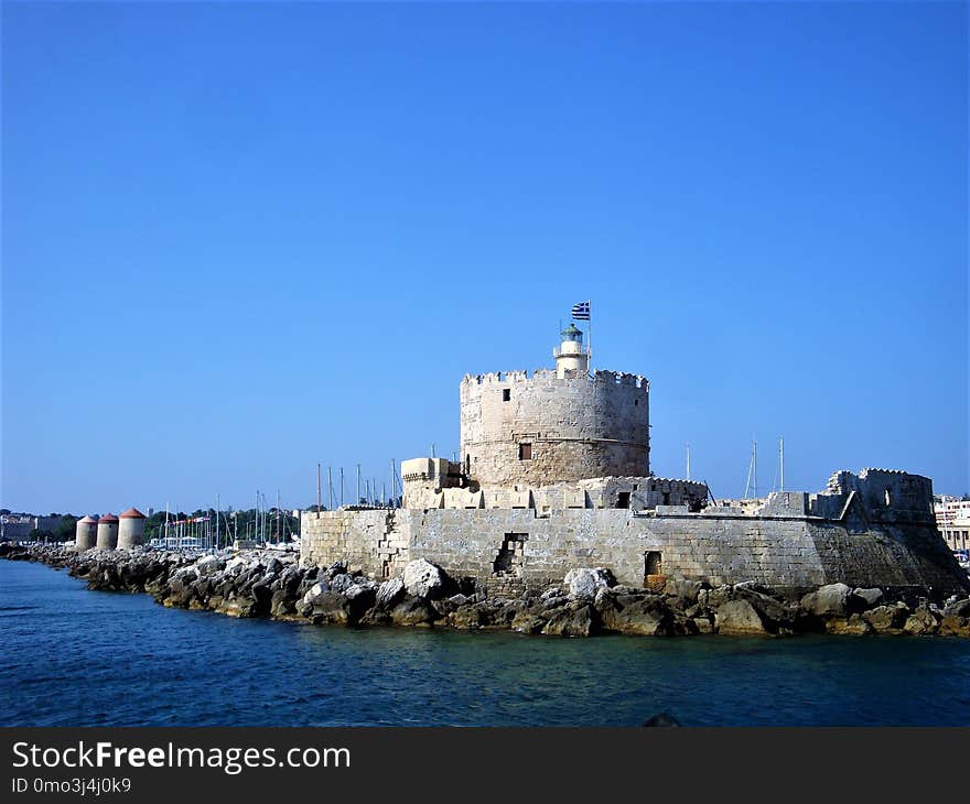 Sea, Promontory, Tower, Lighthouse