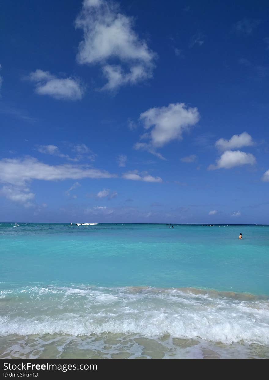 Sea, Sky, Coastal And Oceanic Landforms, Horizon