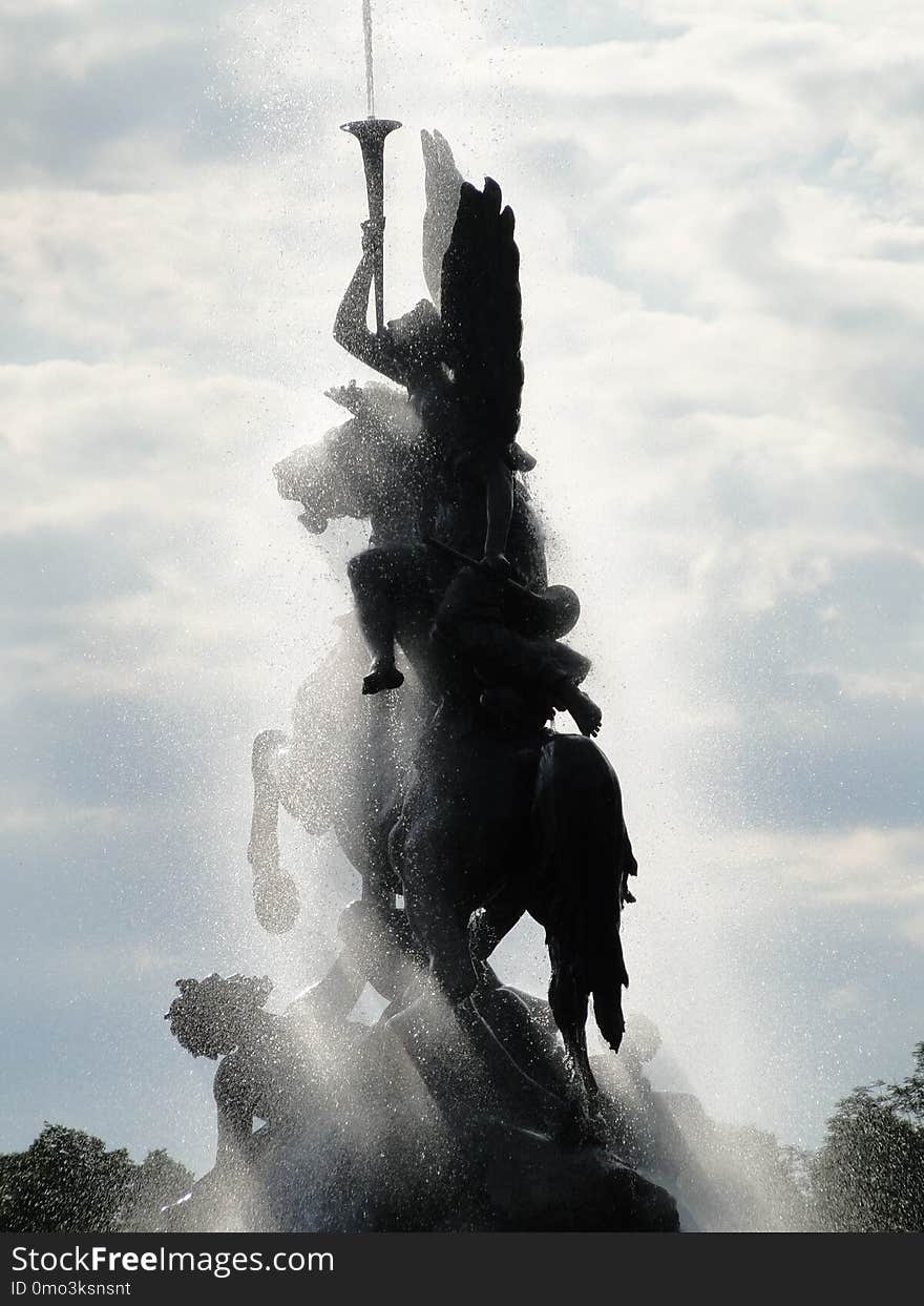 Monument, Sky, Statue, Cloud