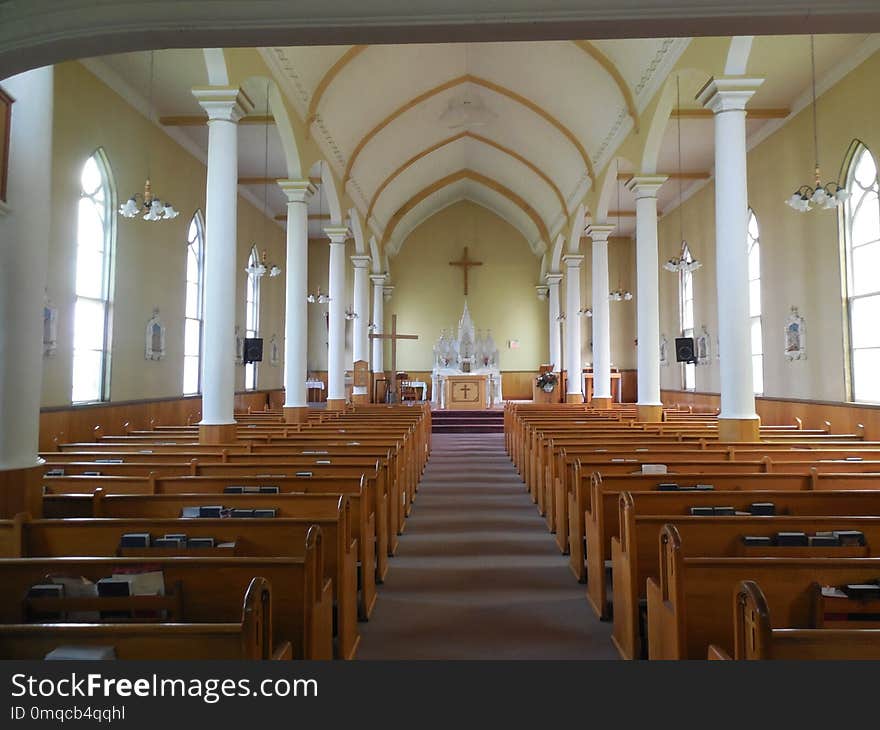 Place Of Worship, Chapel, Aisle, Parish