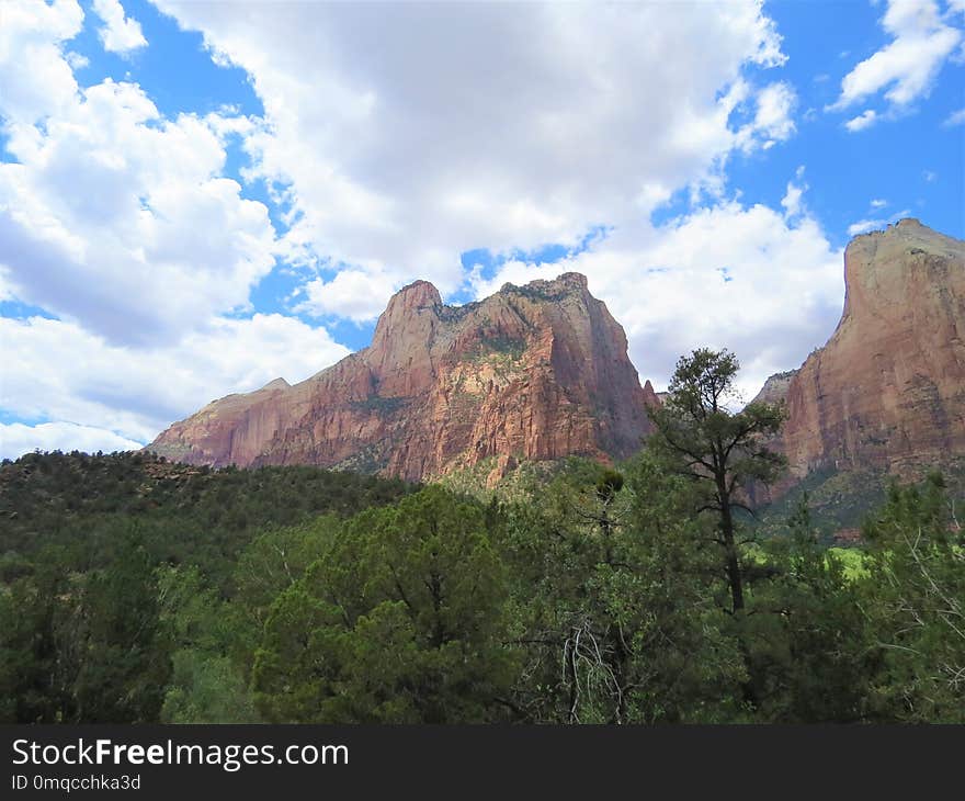 Sky, Rock, Mountain, National Park