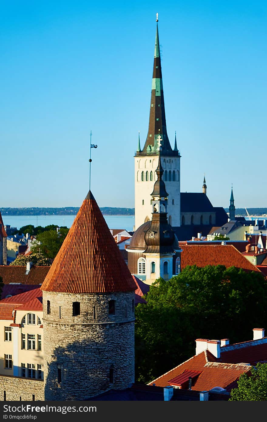 Sky, Landmark, Spire, Town