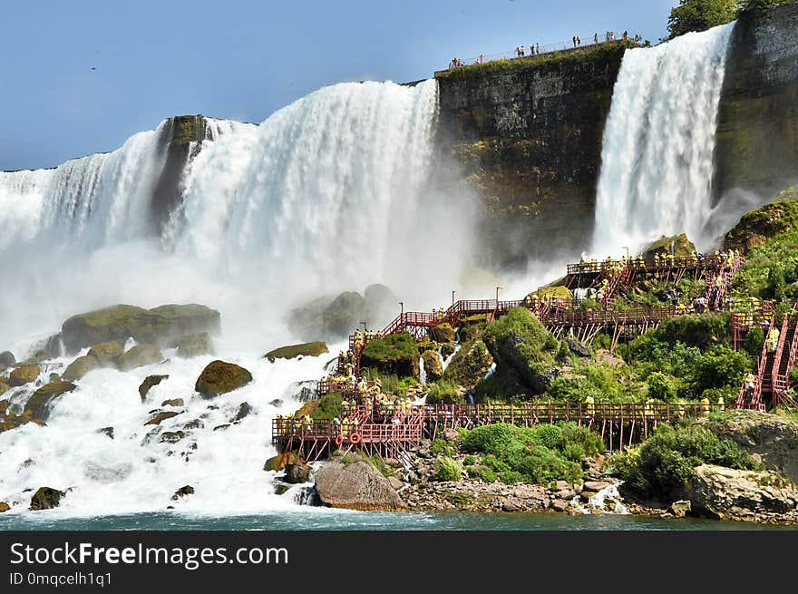 Waterfall, Water, Nature, Body Of Water