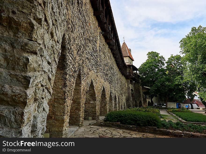 Sky, Tree, Wall, Building