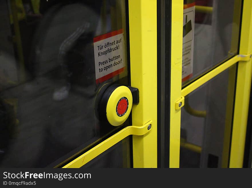 Yellow, Signage, Vehicle