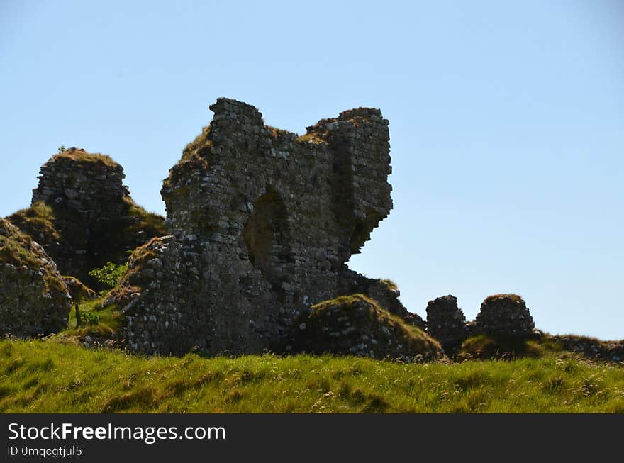 Rock, Ruins, Outcrop, Historic Site