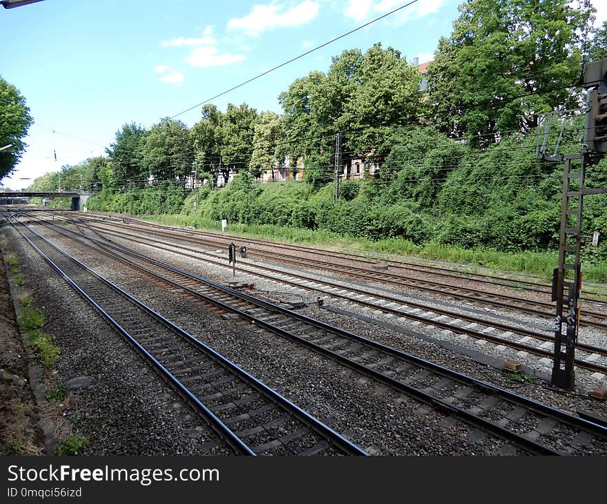 Track, Transport, Rail Transport, Train Station