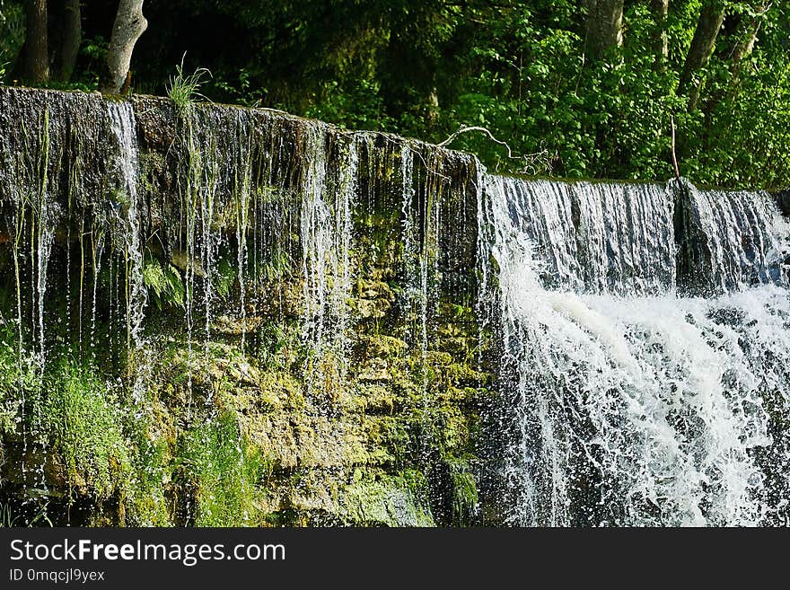 Waterfall, Water, Nature, Body Of Water