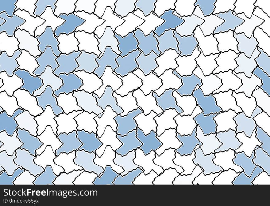 Blue, Pattern, Line, Design