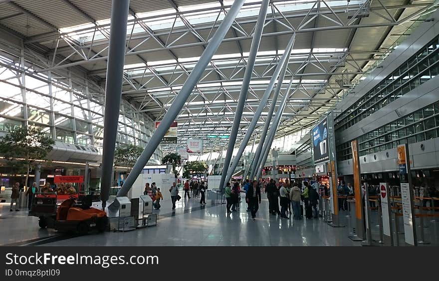 Airport Terminal, Airport, Structure, Building