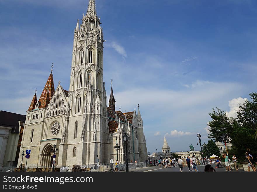 Landmark, Sky, Spire, Medieval Architecture